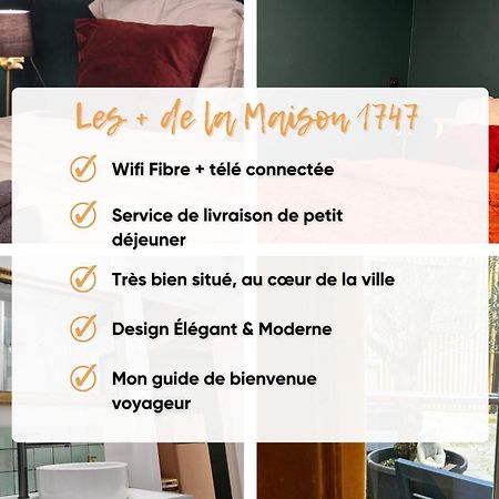 Maison 1747 - Gites De Standing En Vieille-Ville Avec Cour Булонь-сюр-Мер Екстер'єр фото